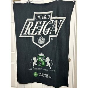 Ontario Reign AHL Hockey Game Giveaway Fleece Throw Blanket